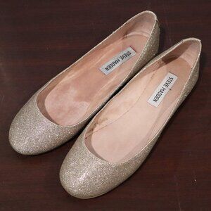 STEVE MADDEN SIZE 8 women's comfort toe flats